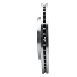 Ford Expedition Brake Rotor (1) - Front Left - R1 Concepts - Drilled & Slotted - Silver - `02-`06